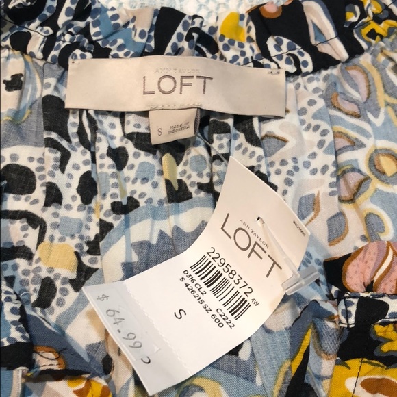 Loft Paisley Flounce Dress - Picture 3 of 6